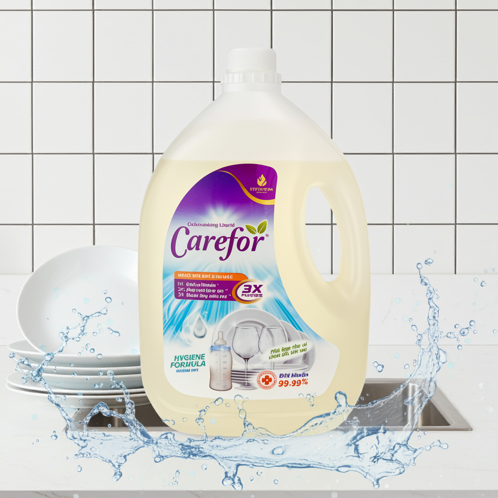 CAREFOR Dishwashing Liquid 3200ml ( Hygiene Formula)